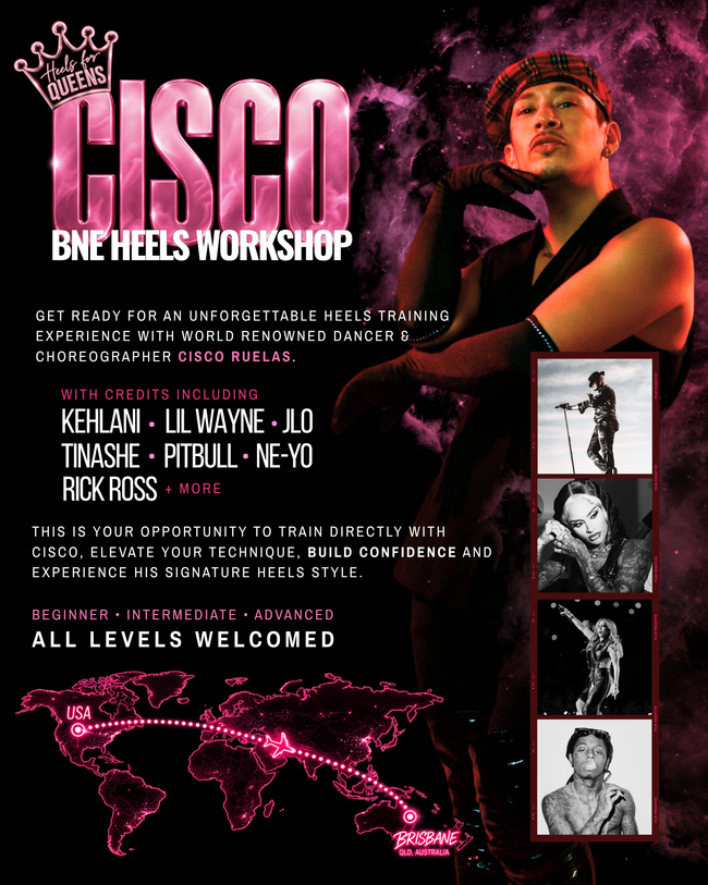 Cisco Heels Workshop 14/09/26 (BNE QLD EXCLUSIVE)