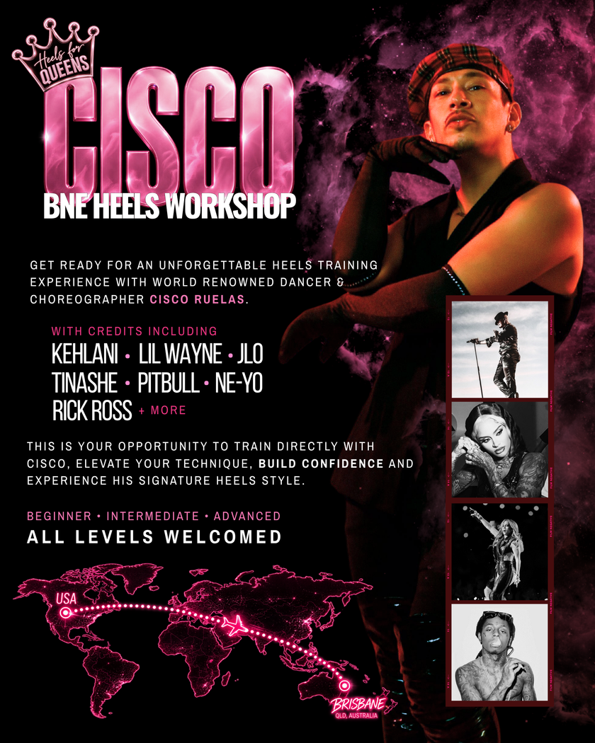 Cisco Heels Workshop 14/09/26 (BNE QLD EXCLUSIVE)