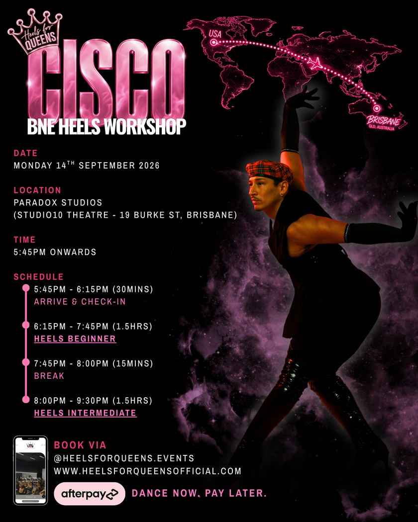 Cisco Heels Workshop 14/09/26 (BNE QLD EXCLUSIVE)