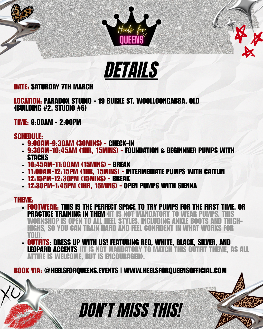 Workshop - Pump It Up - 7/03/26