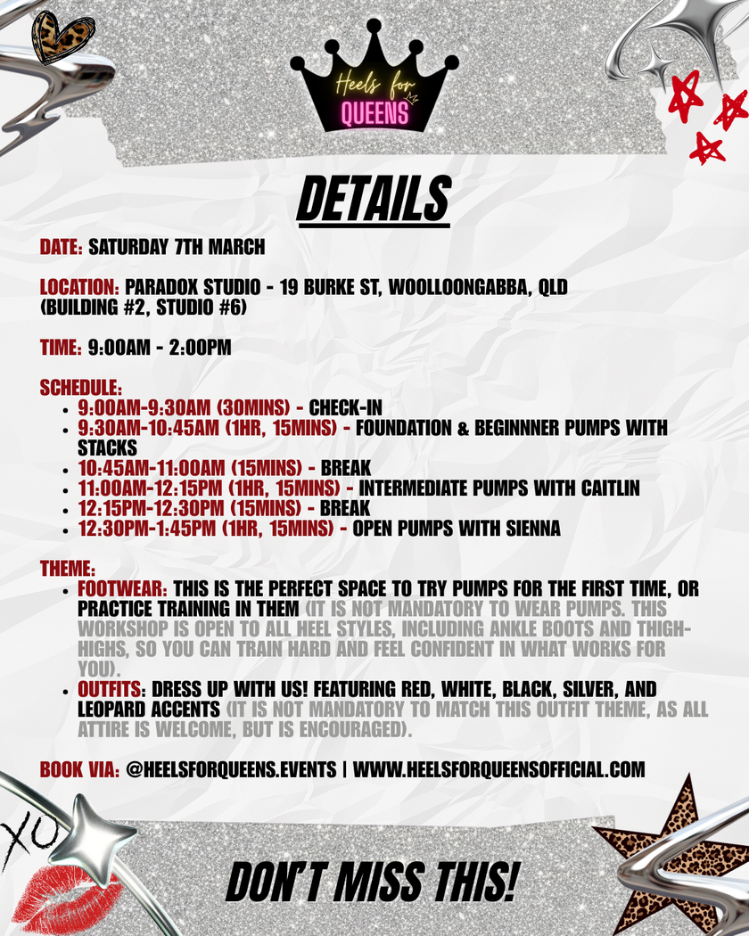 Workshop - Pump It Up - 7/03/26