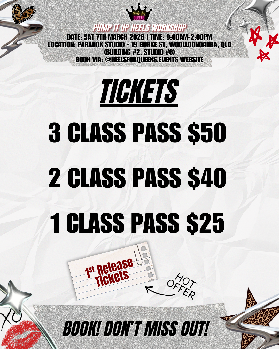 Workshop - Pump It Up - 7/03/26